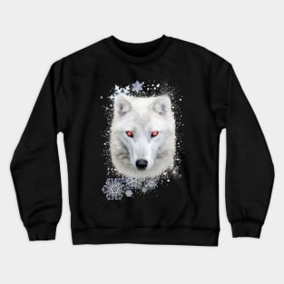 White Wolf Crewneck Sweatshirt